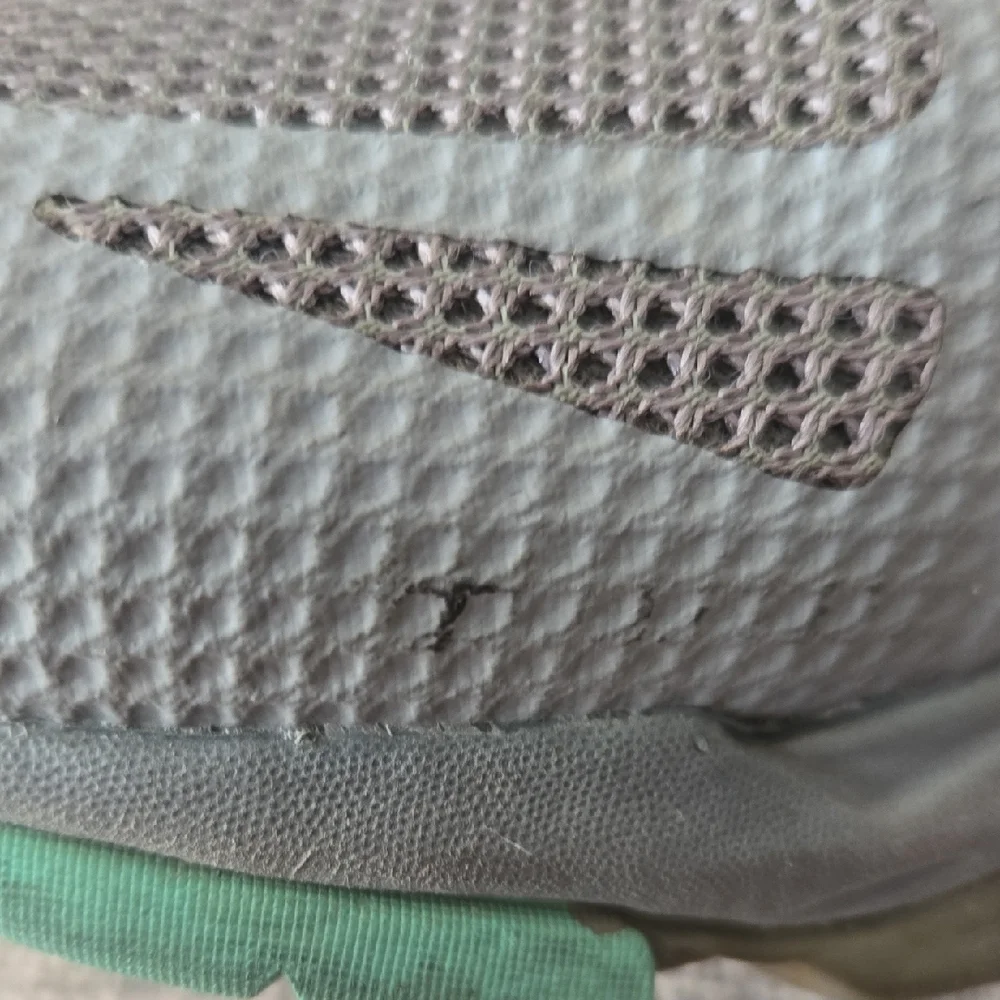 Merrell MQM Flex Women's Size 10 Gray/Teal Hiking Outdoor Athletic Lace-up Shoes